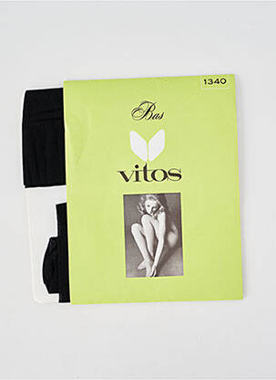 Bas stretch noir VITOS femme