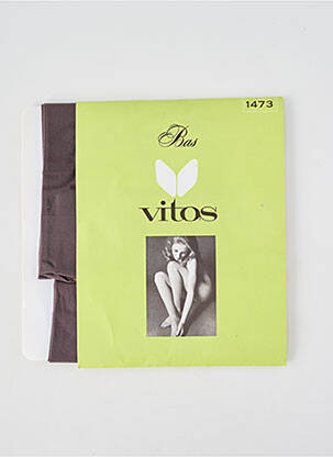 Bas marron VITOS femme