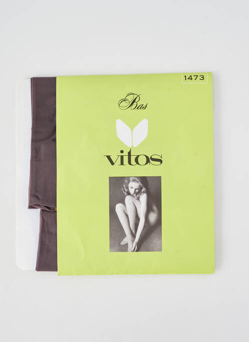 Bas marron VITOS femme