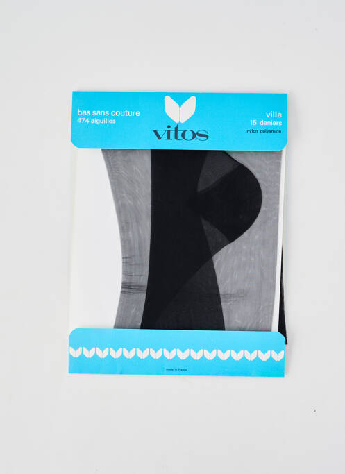Bas noir VITOS femme