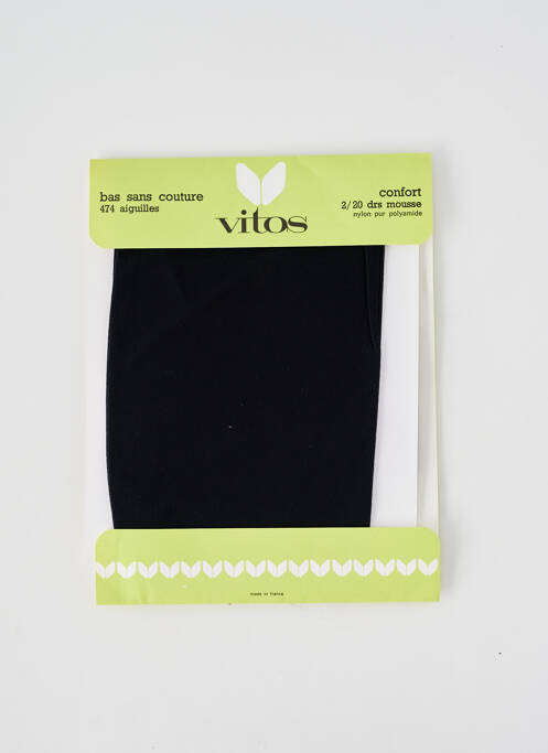 Bas noir VITOS femme