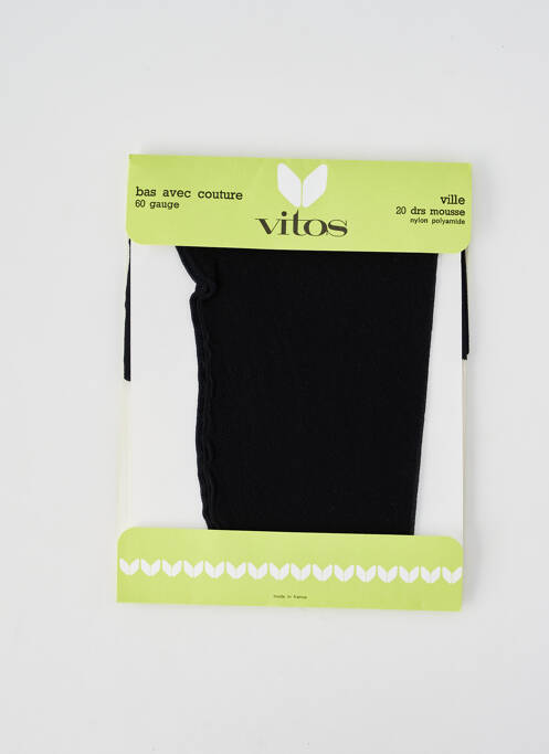 Bas noir VITOS femme