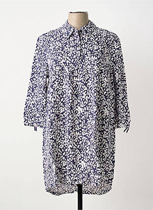 Tunique manches longues imprimé fantaisie violet SHEEGO femme