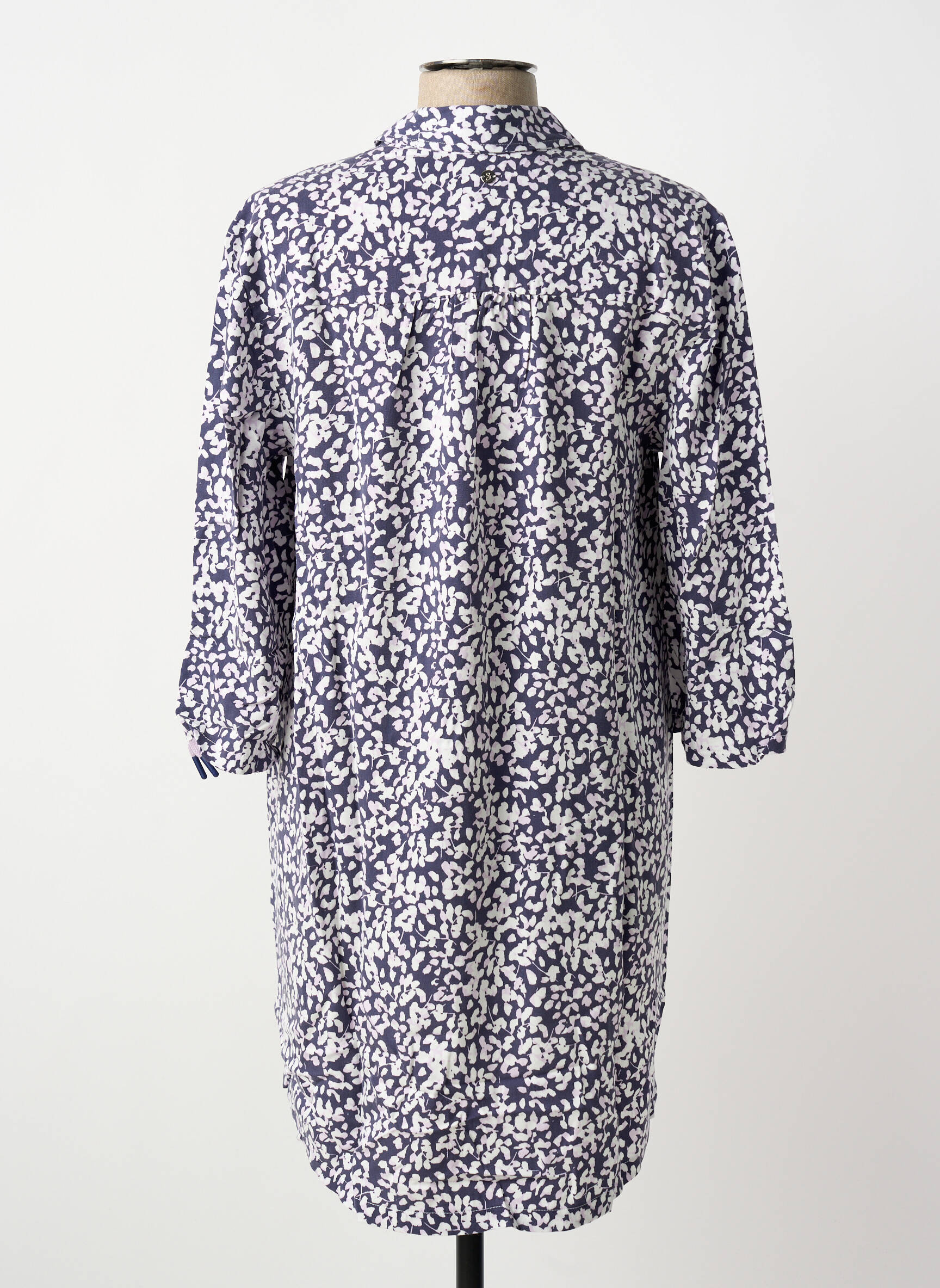 Tunique manches longues imprimé fantaisie violet SHEEGO femme