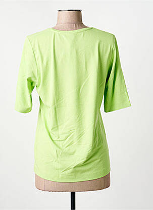 T-shirt col v manches courtes vert RABE femme