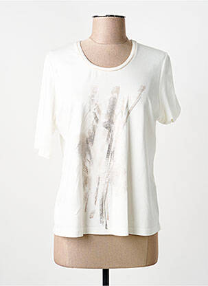 T-shirt manches mi-longues manches courtes beige RABE femme