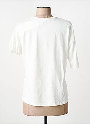 T-shirt sérigraphie manches courtes beige RABE femme