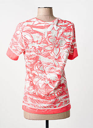 T-shirt stretch manches courtes rouge BARBARA LEBEK femme