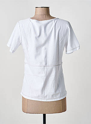 T-shirt stretch manches courtes blanc ANANKE femme