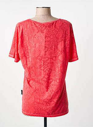 T-shirt stretch manches courtes rouge CAPUCCINO femme