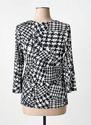 T-shirt manches 3/4 manches 3/4 noir BARBARA LEBEK femme