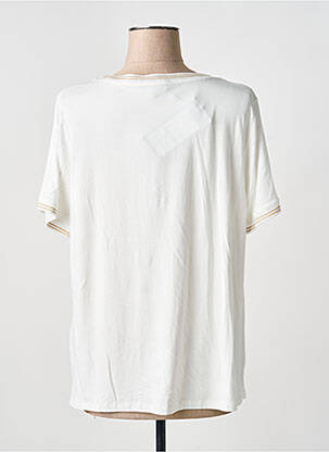 T-shirt coupe droite manches courtes beige TUZZI femme