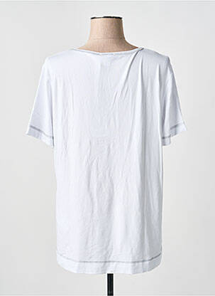 T-shirt coupe droite manches courtes blanc DOLCEZZA femme
