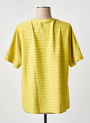 T-shirt stretch manches courtes vert FRANK WALDER femme