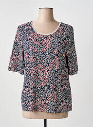 T-shirt stretch manches courtes bleu BARBARA LEBEK femme