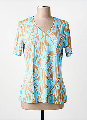 T-shirt bleu BARBARA LEBEK femme