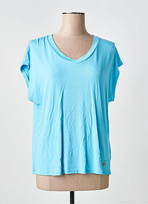 T-shirt bleu BARBARA LEBEK femme