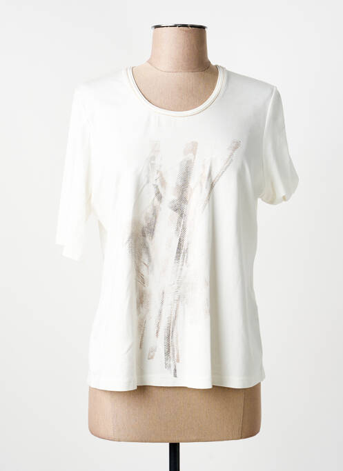 T-shirt manches mi-longues manches courtes beige RABE femme