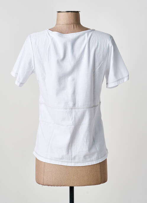 T-shirt stretch manches courtes blanc ANANKE femme