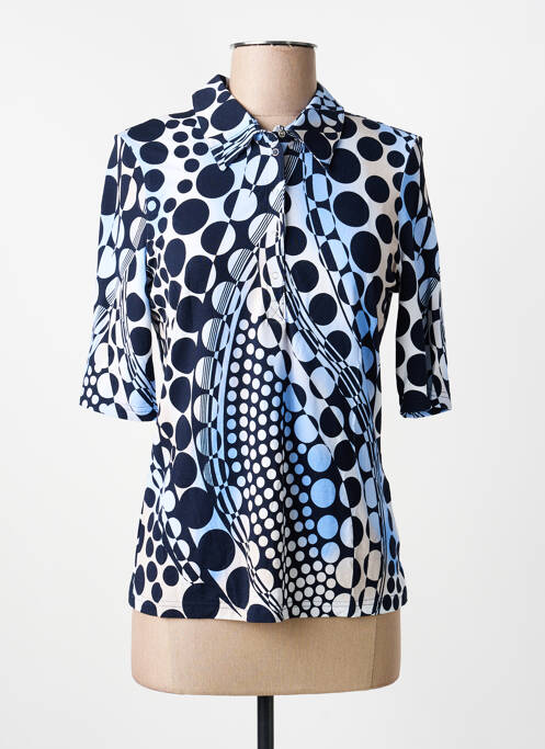 Polo bleu BARBARA LEBEK femme