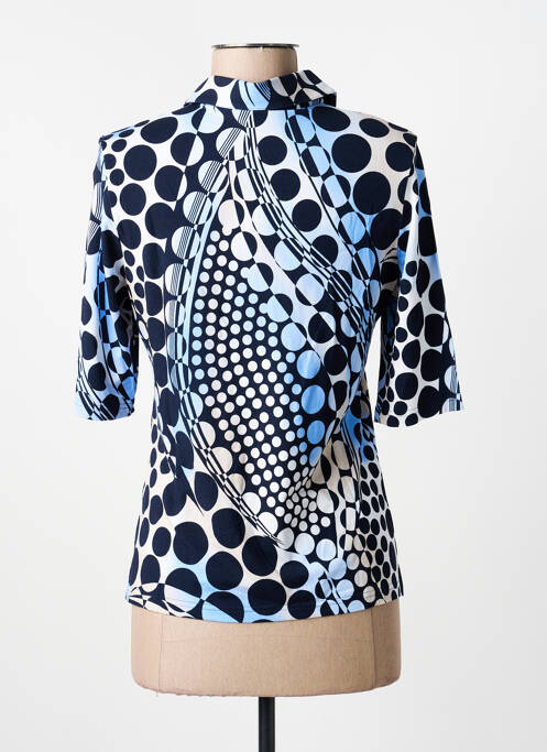 Polo bleu BARBARA LEBEK femme