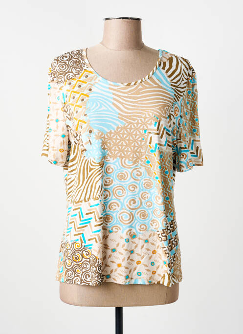 T-shirt beige BARBARA LEBEK femme