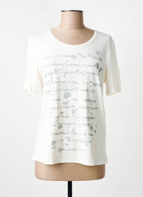 T-shirt beige BARBARA LEBEK femme