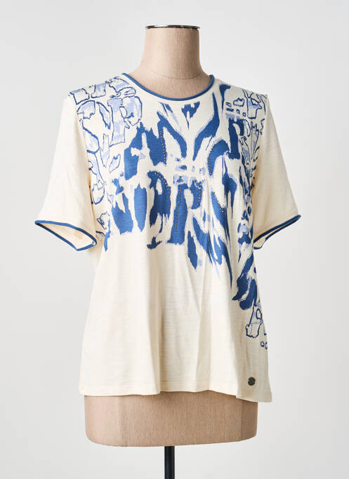 T-shirt beige BARBARA LEBEK femme