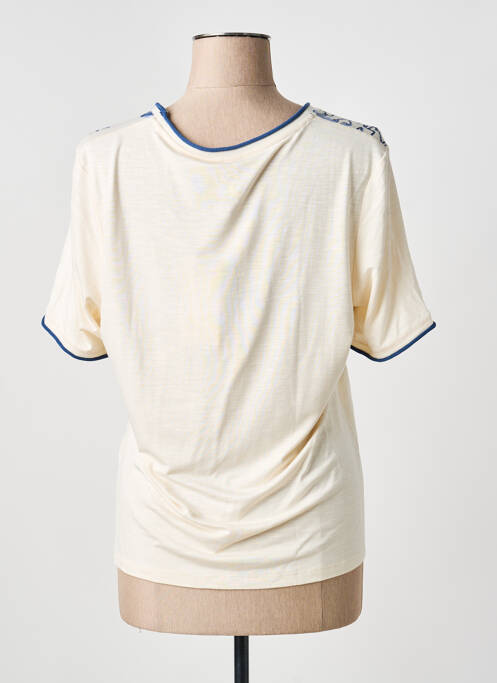 T-shirt beige BARBARA LEBEK femme