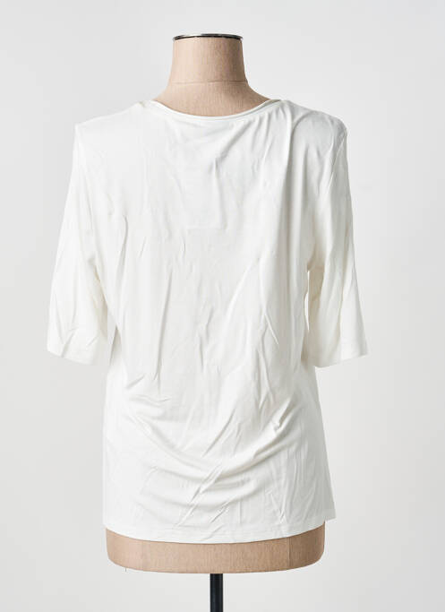 T-shirt manches mi-longues manches courtes blanc BARBARA LEBEK femme