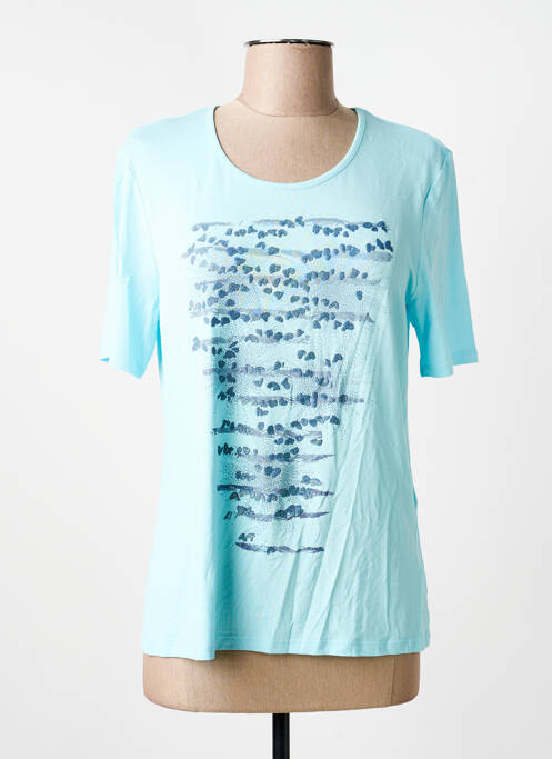 T-shirt bleu BARBARA LEBEK femme