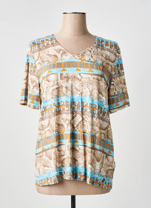 T-shirt marron BARBARA LEBEK femme