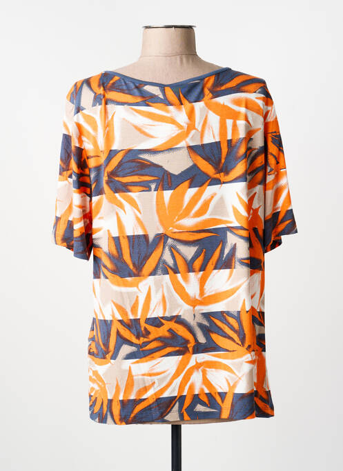 T-shirt orange BARBARA LEBEK femme