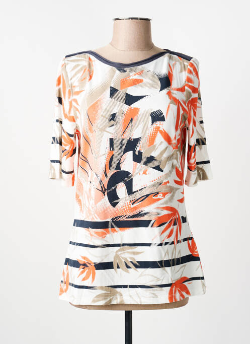 T-shirt orange BARBARA LEBEK femme