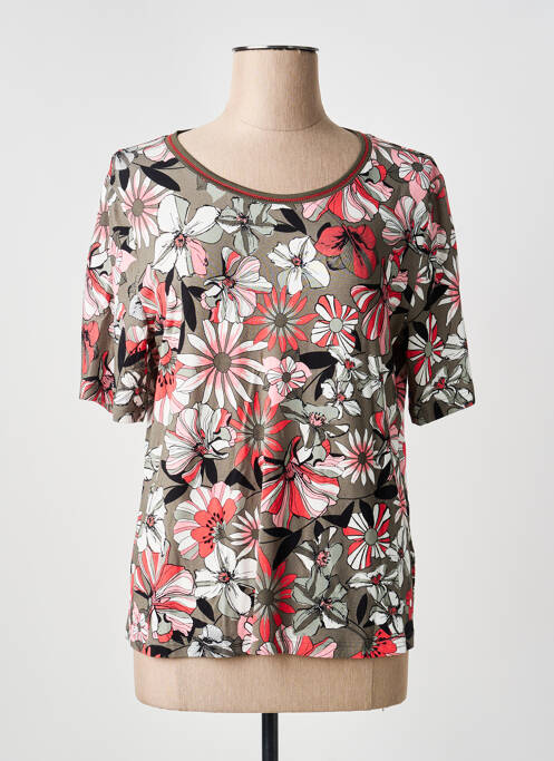 T-shirt vert FRANK WALDER femme