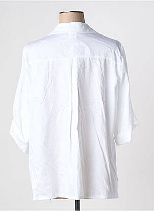 Chemisier imprimé fleurs manches longues blanc AN II VITO femme