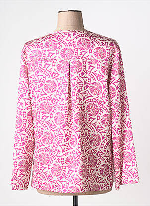 Top imprimé fantaisie manches longues rose BARILOCHE femme