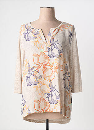 Top manches longues beige CAPUCCINO femme