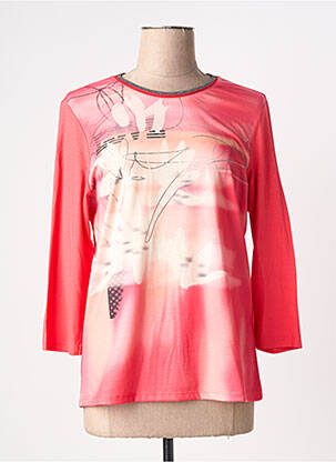 Top stretch manches longues rose BARBARA LEBEK femme