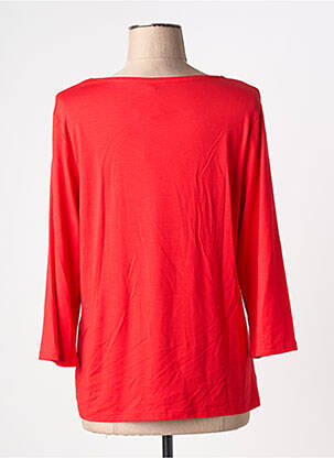 Top stretch manches longues rouge BARBARA LEBEK femme