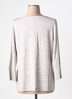 Top tissage jersey manches longues gris RABE femme