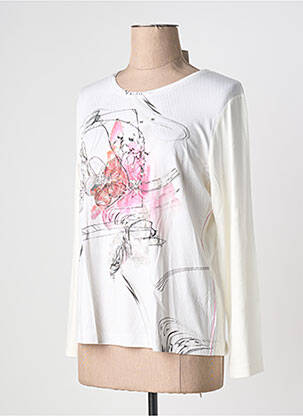 Top tissage jersey manches longues beige RABE femme