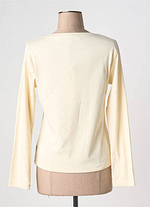 Top tissage jersey manches longues beige ANANKE femme