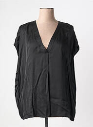 Top manches courtes manches courtes noir MOKI B femme