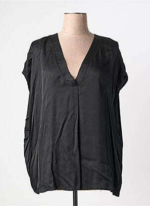 Top manches courtes manches courtes noir MOKI B femme