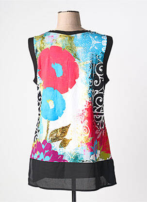 Top stretch sans manche noir DOLCEZZA femme