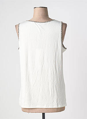 Top stretch sans manche beige ANANKE femme