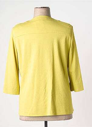 Veste casual col rond vert FRANK WALDER femme