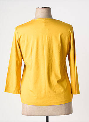 Top stretch manches longues jaune RABE femme
