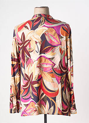 Chemisier imprimé fleurs manches longues rose GREGORY PAT femme